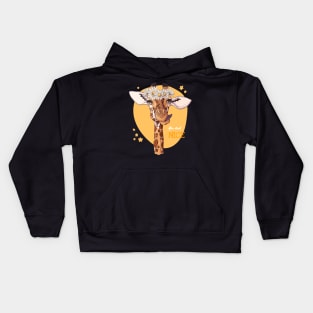 giraffe you look nice Kids Hoodie